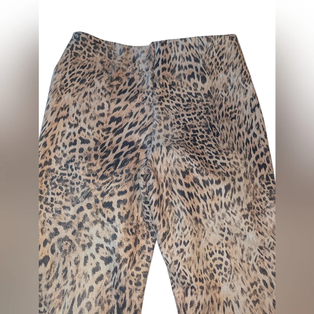 Luxe Slims Leopard Print Pants - Picture 4 of 5